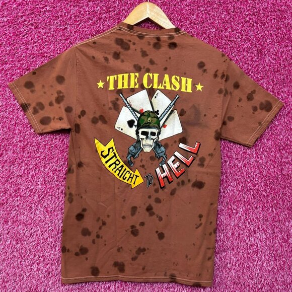 The Clash Straight to Hell Combat Rock Punk Rock Tie Dye S - Picture 1 of 5